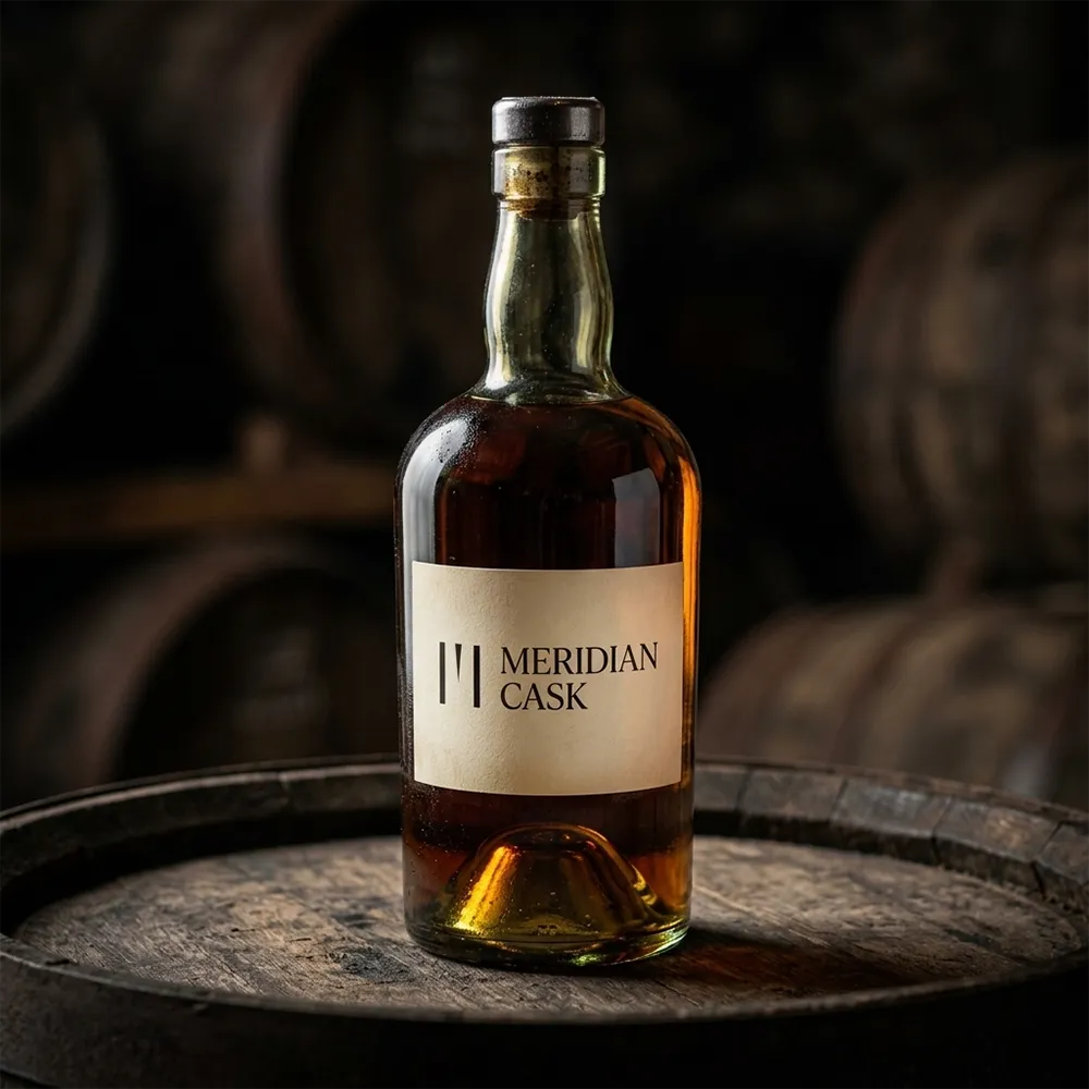 Meridian Cask whisky bottle